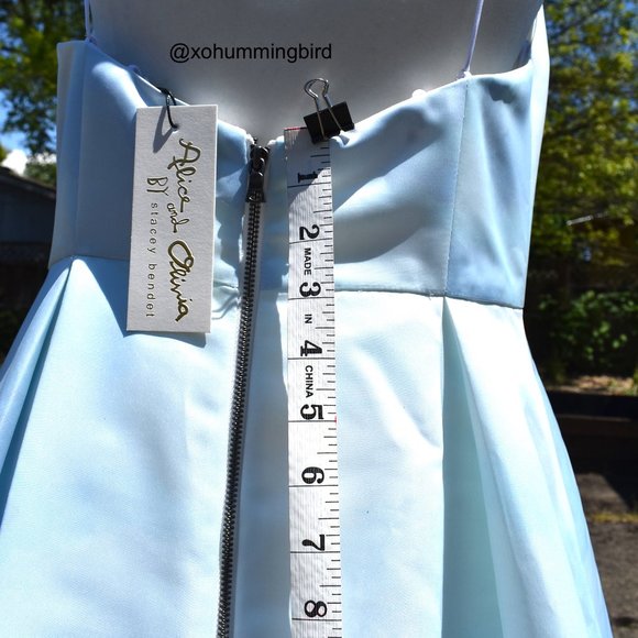 Alice + Olivia | Paris Collage Multi Print Long Dress - Picture 9 of 16